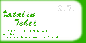 katalin tehel business card